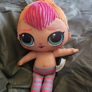 L.O.L. Surprise! Plush Doll with Pink & Orange Hair and Teal Eyes